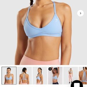 NWT Gymshark minimal sports bra - moonstone blue